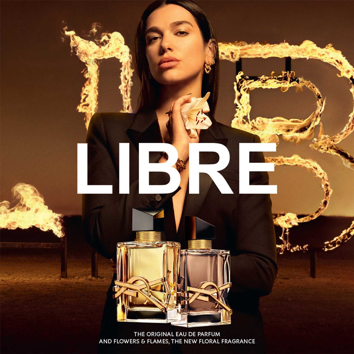 YSL Libre Flowers and Flames Eau De Parfum 50ml Spray - Tophatter Daily Deals