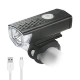Bicycle headlight USB rechargeable Black 0 - Tophatter Daily Deals