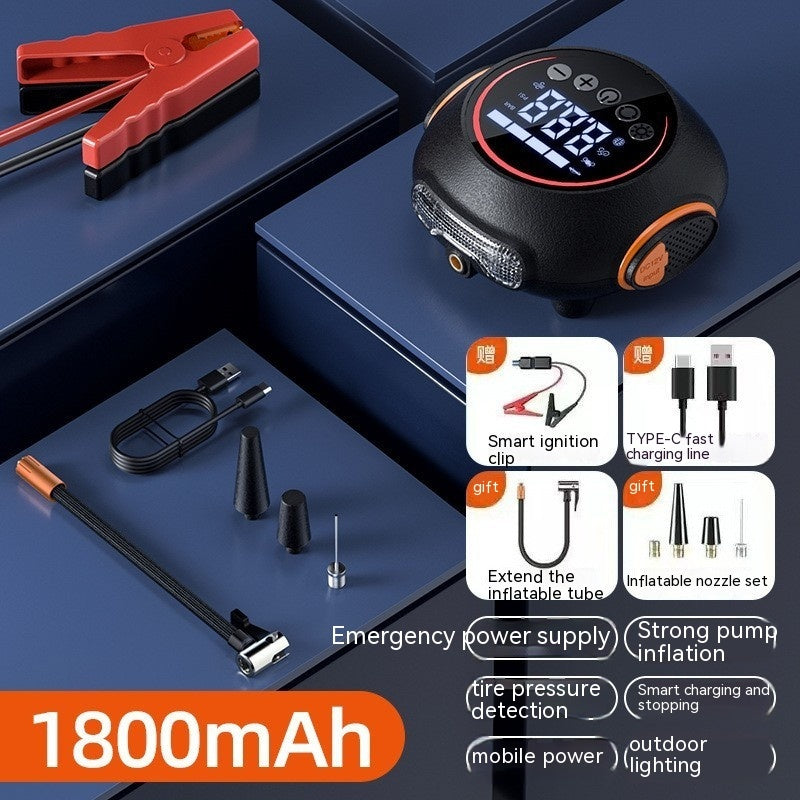 Automobile Emergency Start Power Source Air All-in-one Machine 12V 0 - Tophatter Daily Deals