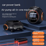 Automobile Emergency Start Power Source Air All-in-one Machine 12V 0 - Tophatter Daily Deals
