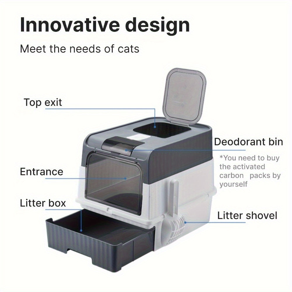 Extra Large Cat Litter Box Dual Entry Pet Care > Cat Supplies > Cat Litter - Tophatter Daily Deals