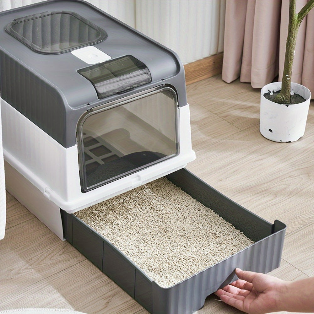 Extra Large Cat Litter Box Dual Entry Pet Care > Cat Supplies > Cat Litter - Tophatter Daily Deals