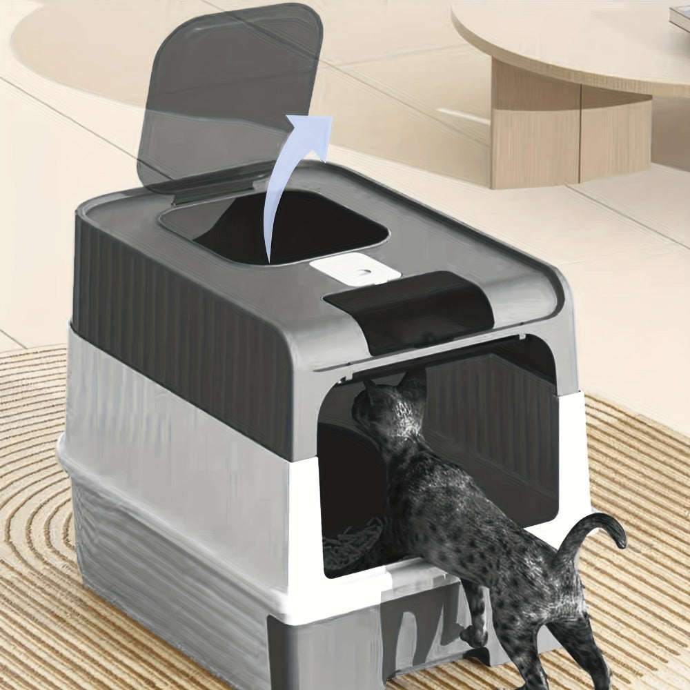 Extra Large Cat Litter Box Dual Entry Pet Care > Cat Supplies > Cat Litter - Tophatter Daily Deals