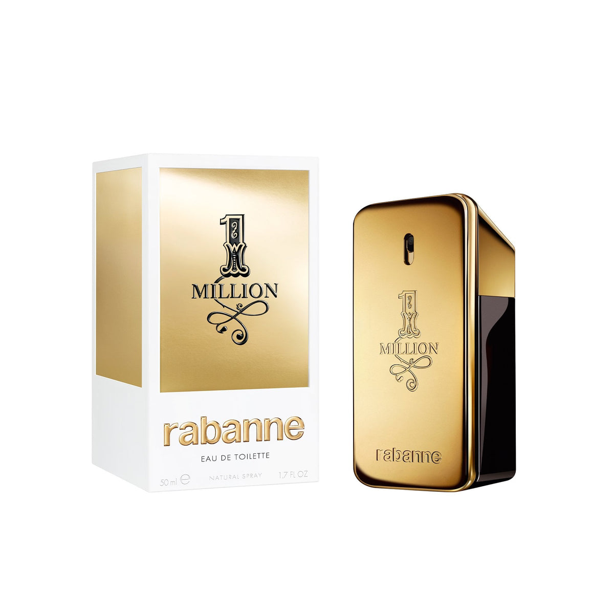Rabanne 1 Million Eau de Toilette 50ml Spray - Tophatter Daily Deals