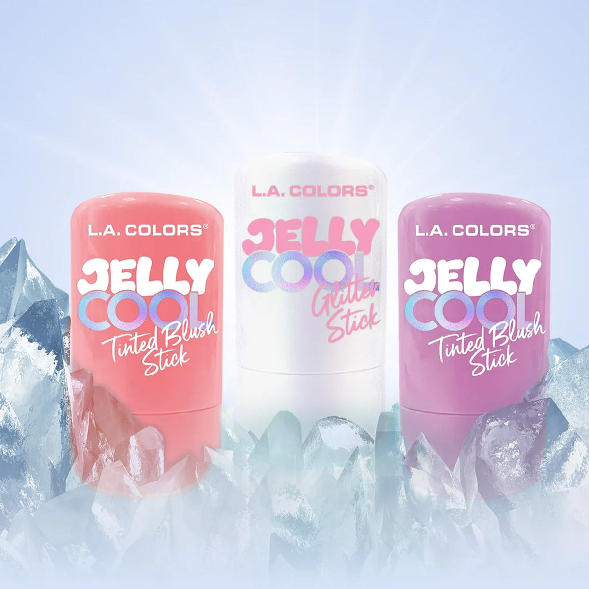 LA Colors Jelly Cool Icy Melon Blush Stick 7g Stick - Tophatter Daily Deals