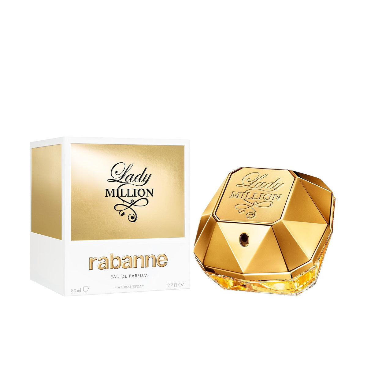 Rabanne Lady Million Eau De Parfum 80ml Spray - Tophatter Daily Deals