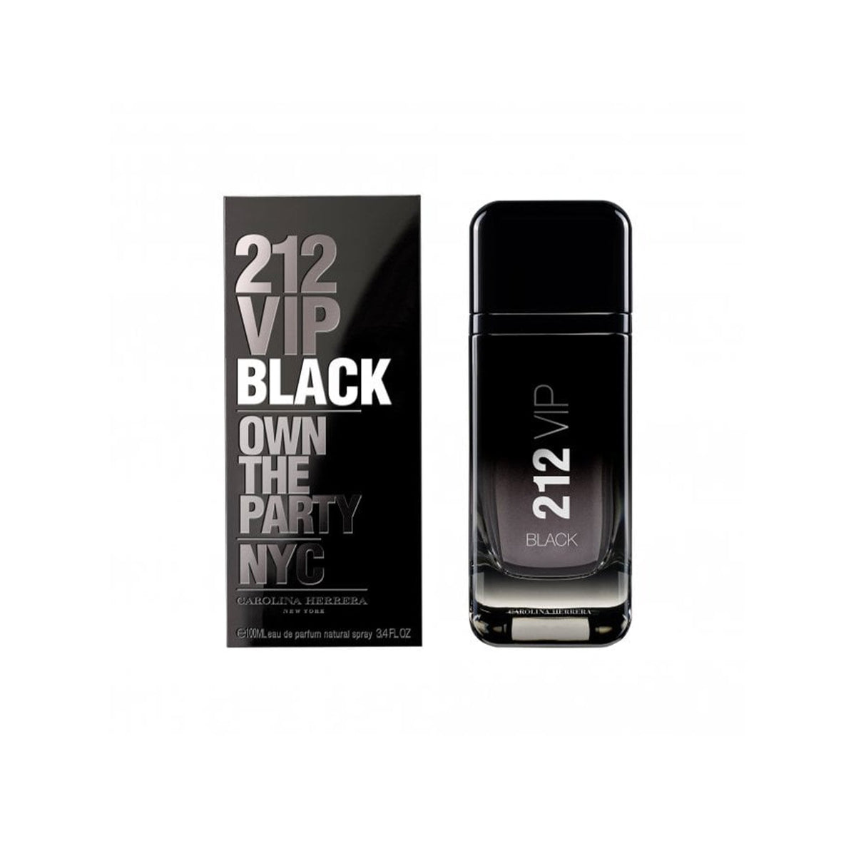 Carolina Herrera 212 VIP Black Eau De Parfum 100ml Spray - Tophatter Daily Deals