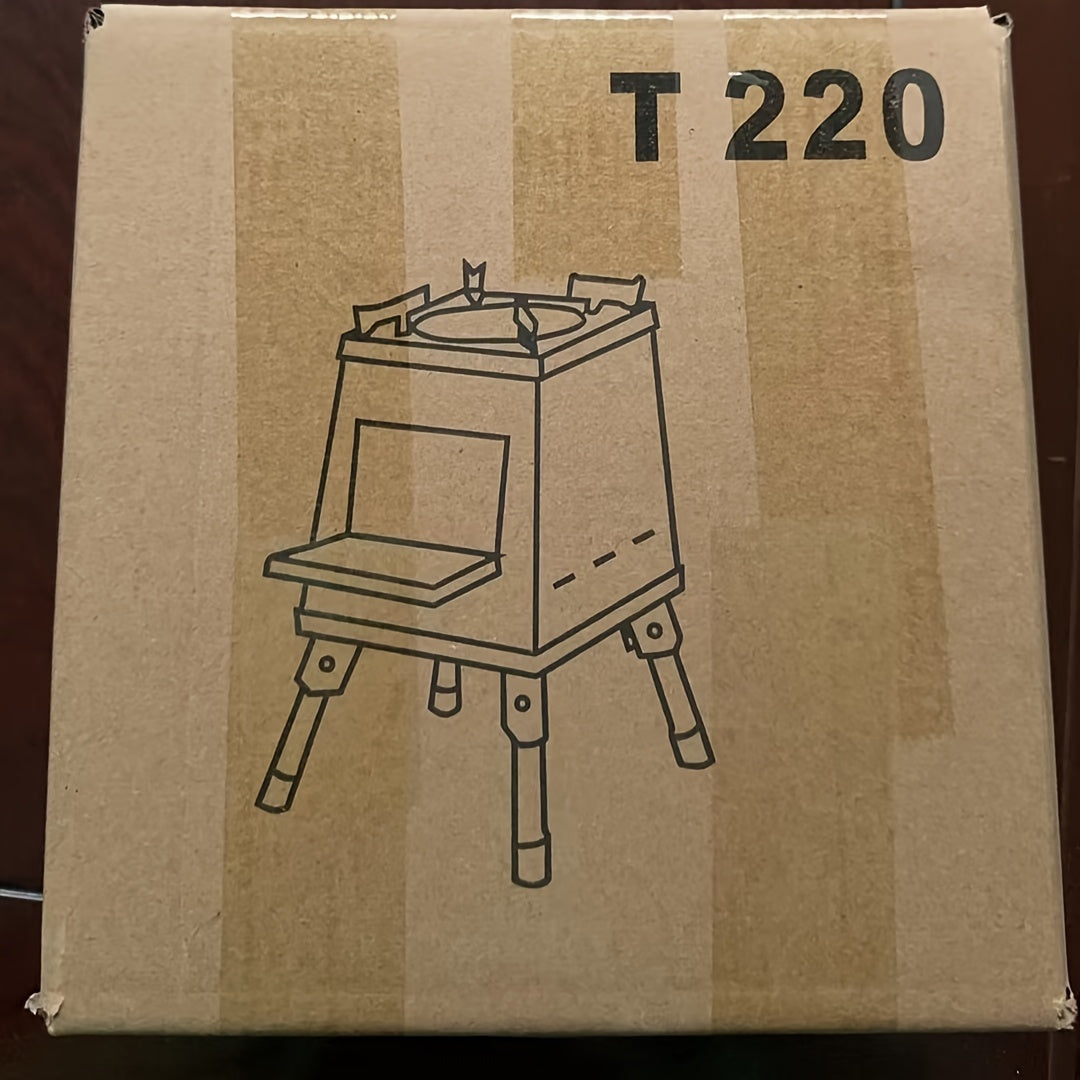 Wood-Burning Camping Stove Outdoor Grill Camping & Hiking - Tophatter Daily Deals