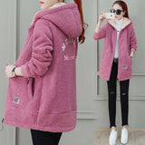 Autumn Winter Coat Cardigan Winter Faux Lamb Fur Coat 0 - Tophatter Daily Deals