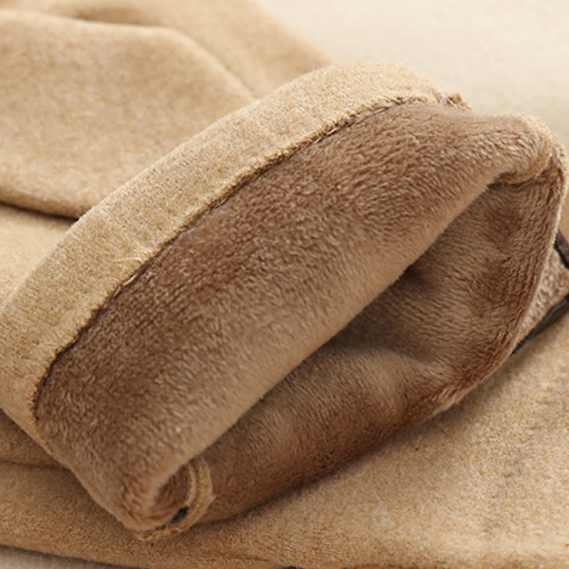 Windproof Women’s Buckle Gloves - Refined Wool Blend, City - Tophatter Daily Deals