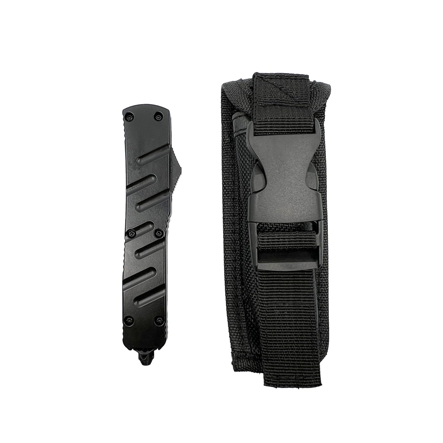 Automatic OTF Knife With Nylon Sheath - Tophatter Daily Deals