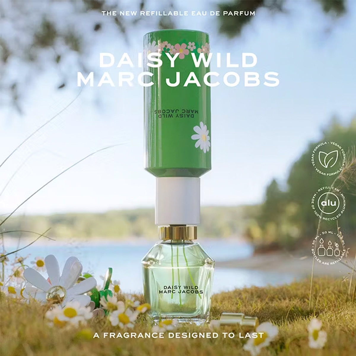 Marc Jacobs Daisy Wild Eau De Parfum 100ml Spray - Tophatter Daily Deals
