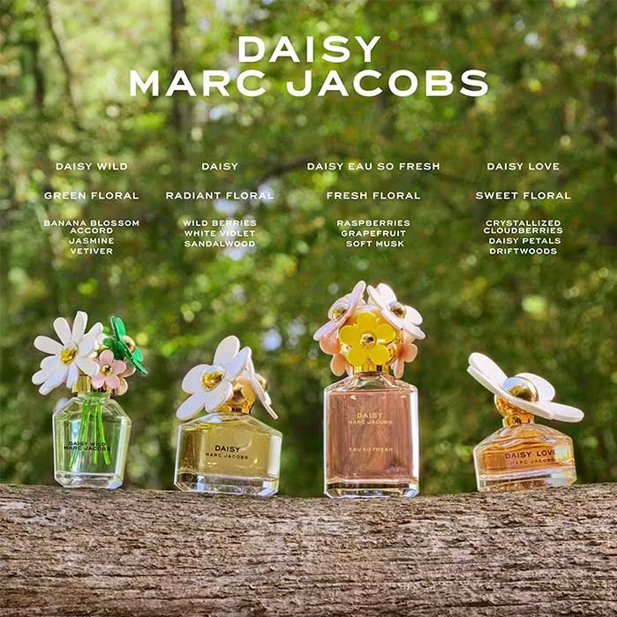 Marc Jacobs Daisy Wild Eau De Parfum 100ml Spray - Tophatter Daily Deals