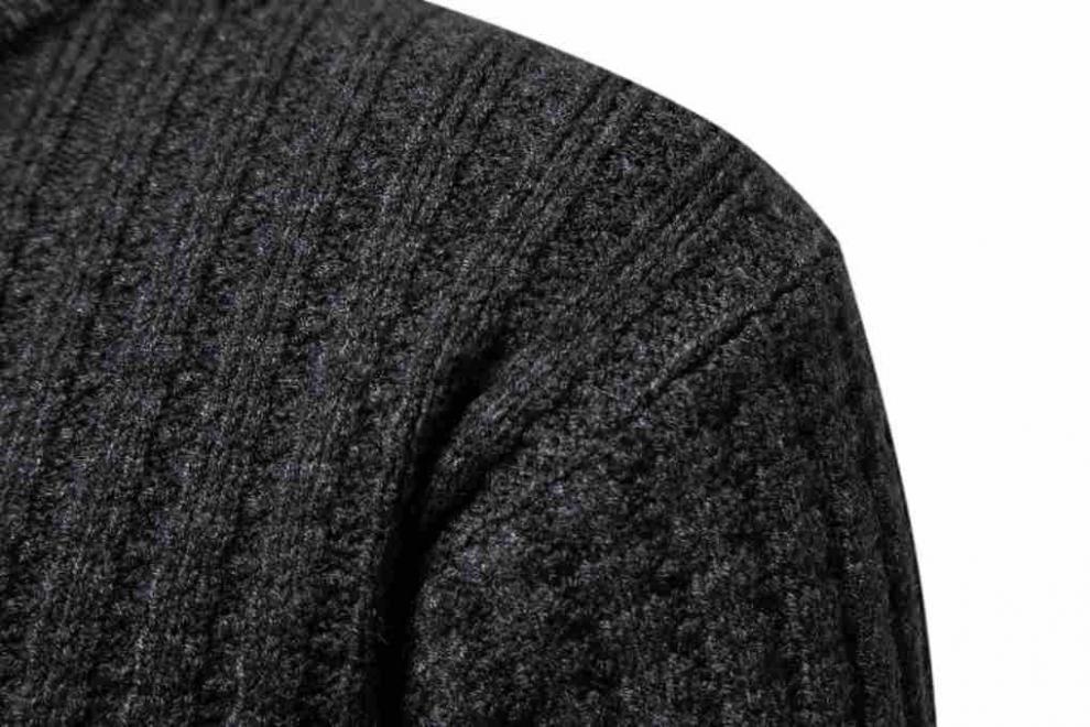 Warm Men's Knit Sweater - Round Neck Ribbed Knit, Autumn 3D Changing Face Moving Picture Frame - Tophatter Daily Deals