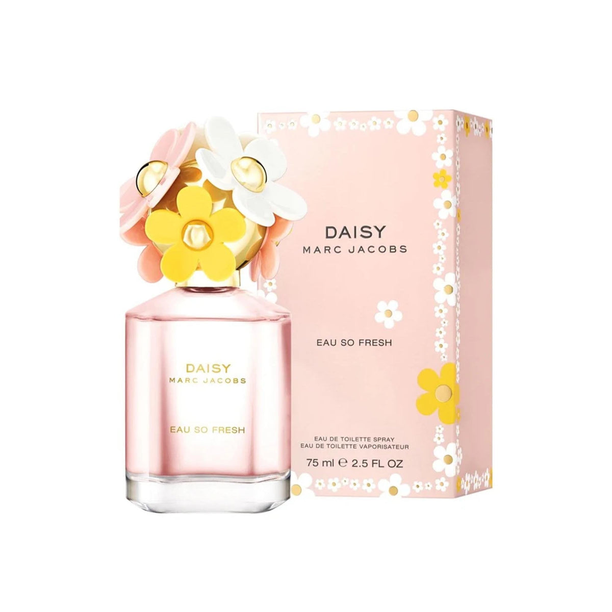 Marc Jacobs Daisy Eau So Fresh Eau De Toilette 75ml Spray - Tophatter Daily Deals