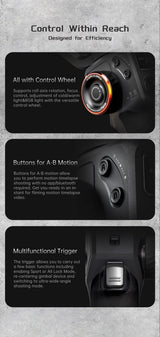 AI Face And Shooting Fill Light Vlog Three-axis Stabler 0 - Tophatter Daily Deals