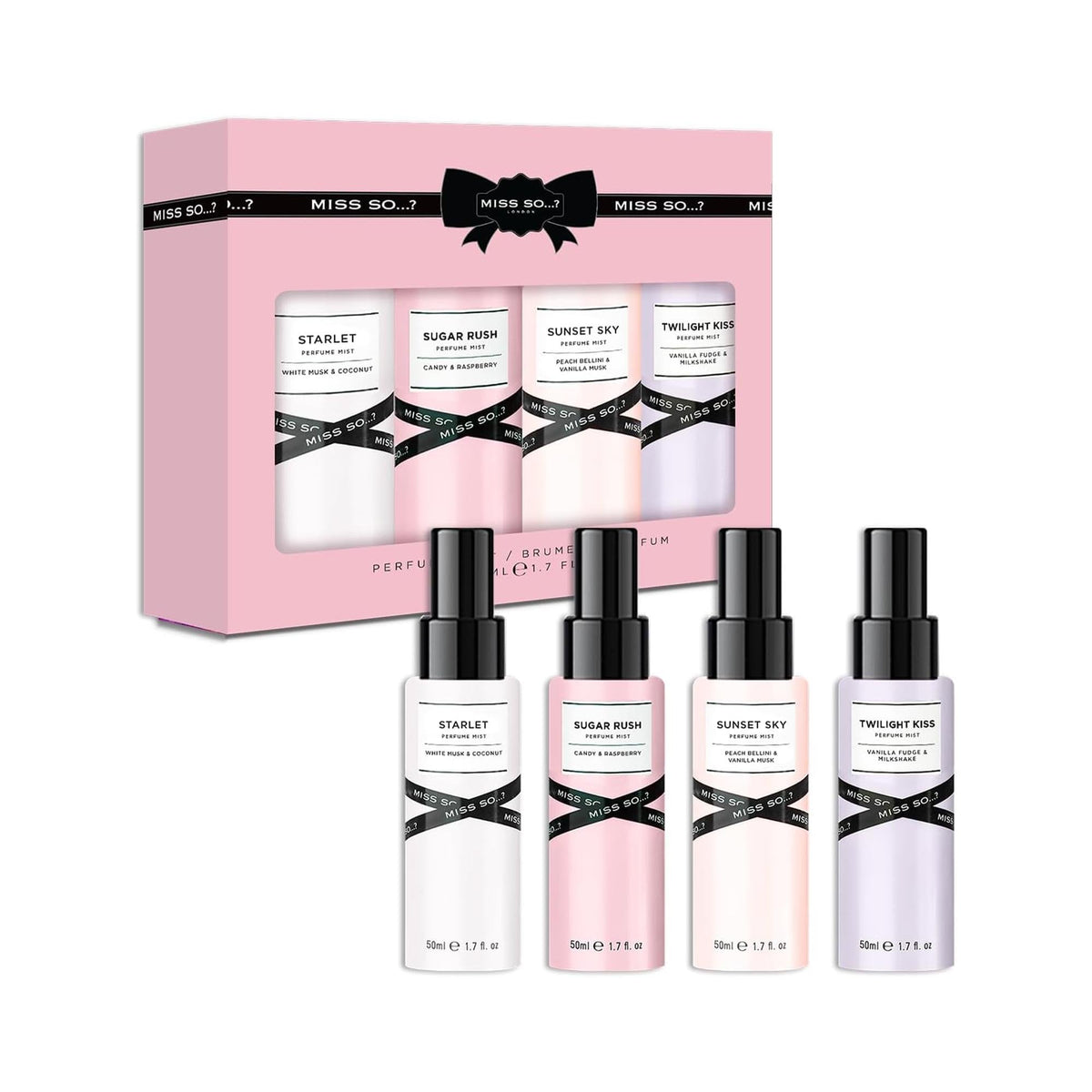 Miss So...? Body Mist 4 x 50ml Gift Set 2024 Default Title - Tophatter Daily Deals