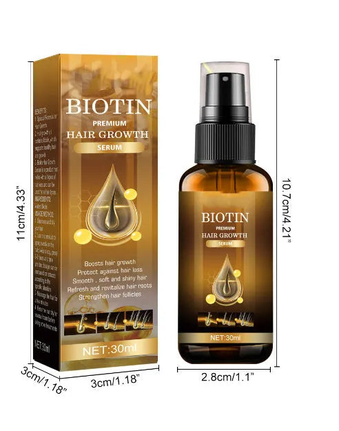 Biotin™ Hair Growth Serum Hair Care - Tophatter Daily Deals