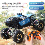 Alloy Four-wheel Drive Off-road Vehicle Remote Control Car Bubble Machine Toy Car 0 - Tophatter Daily Deals