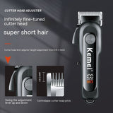 Adjustable High Power USB Fast Charge LCD LCD Display Hair Clipper 0 - Tophatter Daily Deals