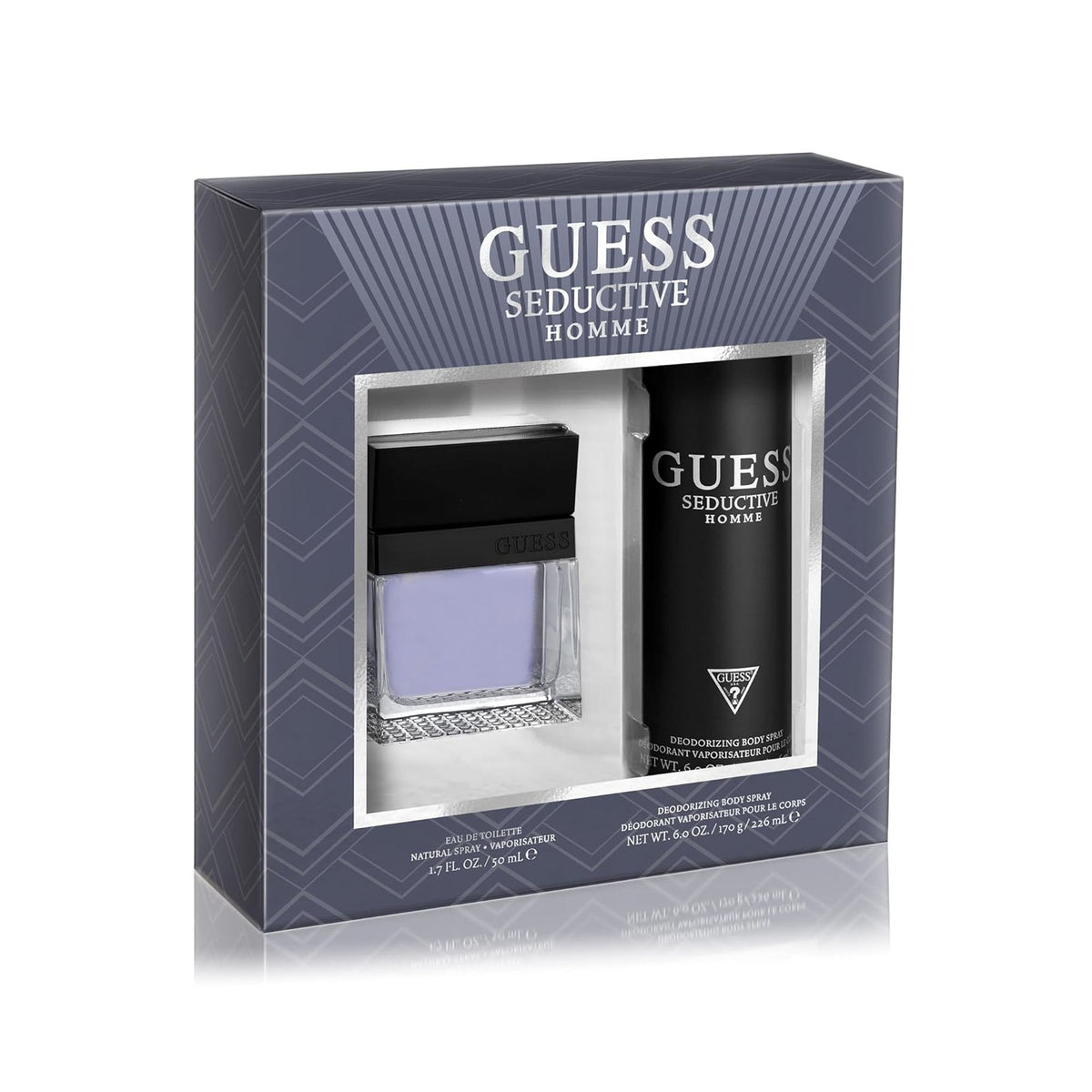 Guess Seductive Homme Eau De Toilette 50ml & Body Spray 226ml Gift Set Default Title - Tophatter Daily Deals