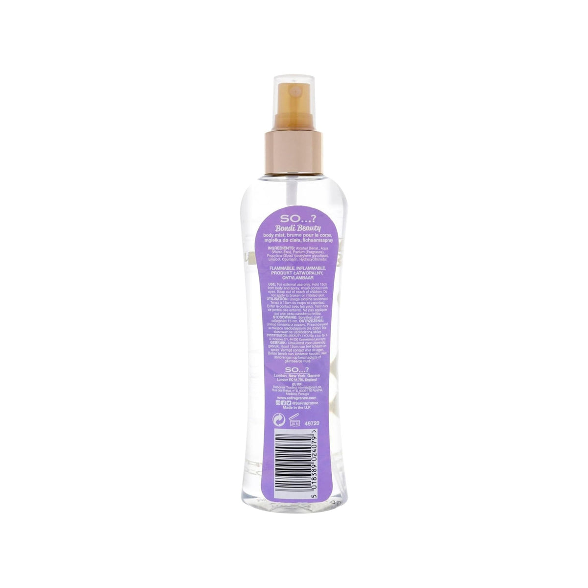 Summer Escapes Bondi Beauty Body Mist 200ml Spray - Tophatter Daily Deals
