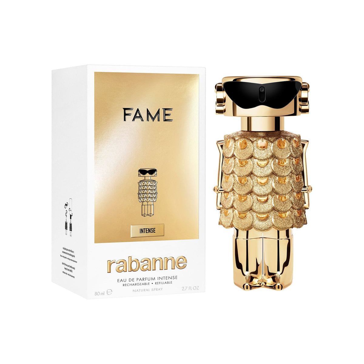 Rabanne Fame Intense Eau De Parfum 80ml Spray Refillable - Tophatter Daily Deals