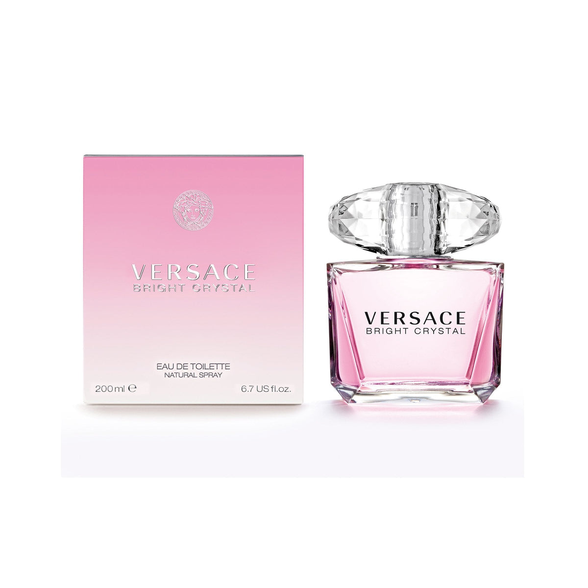 Versace Bright Crystal Eau De Toilette 200ml Spray - Tophatter Daily Deals