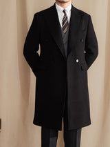 Insulating Men's Double-Breasted Midcoat - Wool, Winter 3D Changing Face Moving Picture Frame - Tophatter Daily Deals