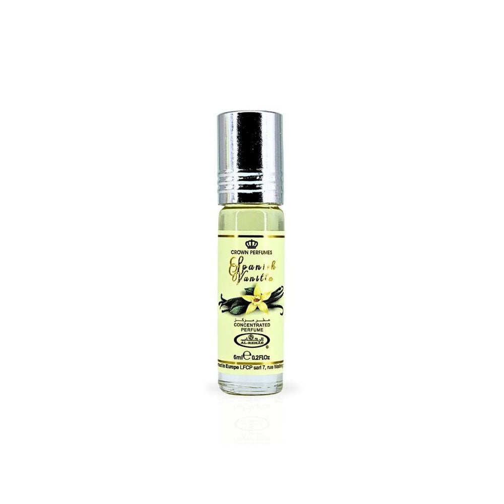 Al-Rehab Spanish Vanilla Concentrated Perfume Oil 6ml Roll-On Default Title - Tophatter Daily Deals