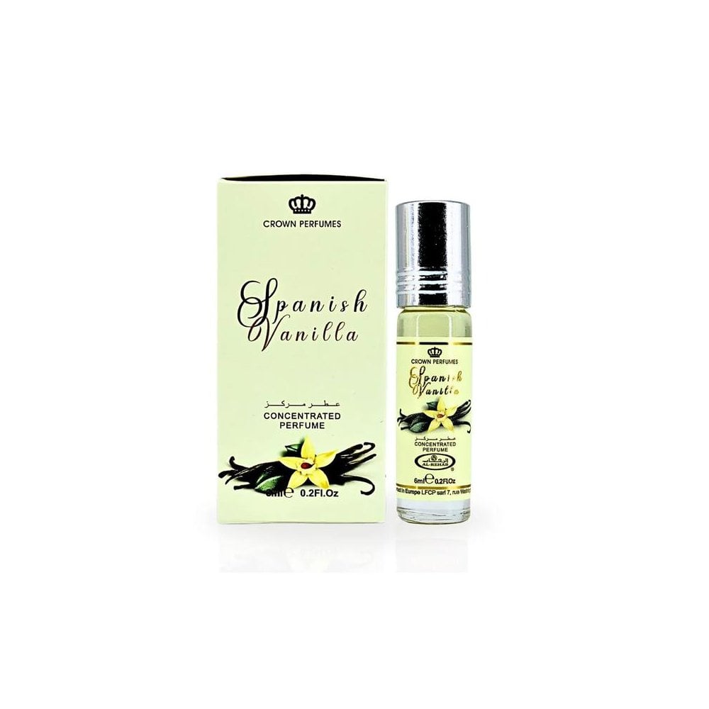 Al-Rehab Spanish Vanilla Concentrated Perfume Oil 6ml Roll-On - Tophatter Daily Deals