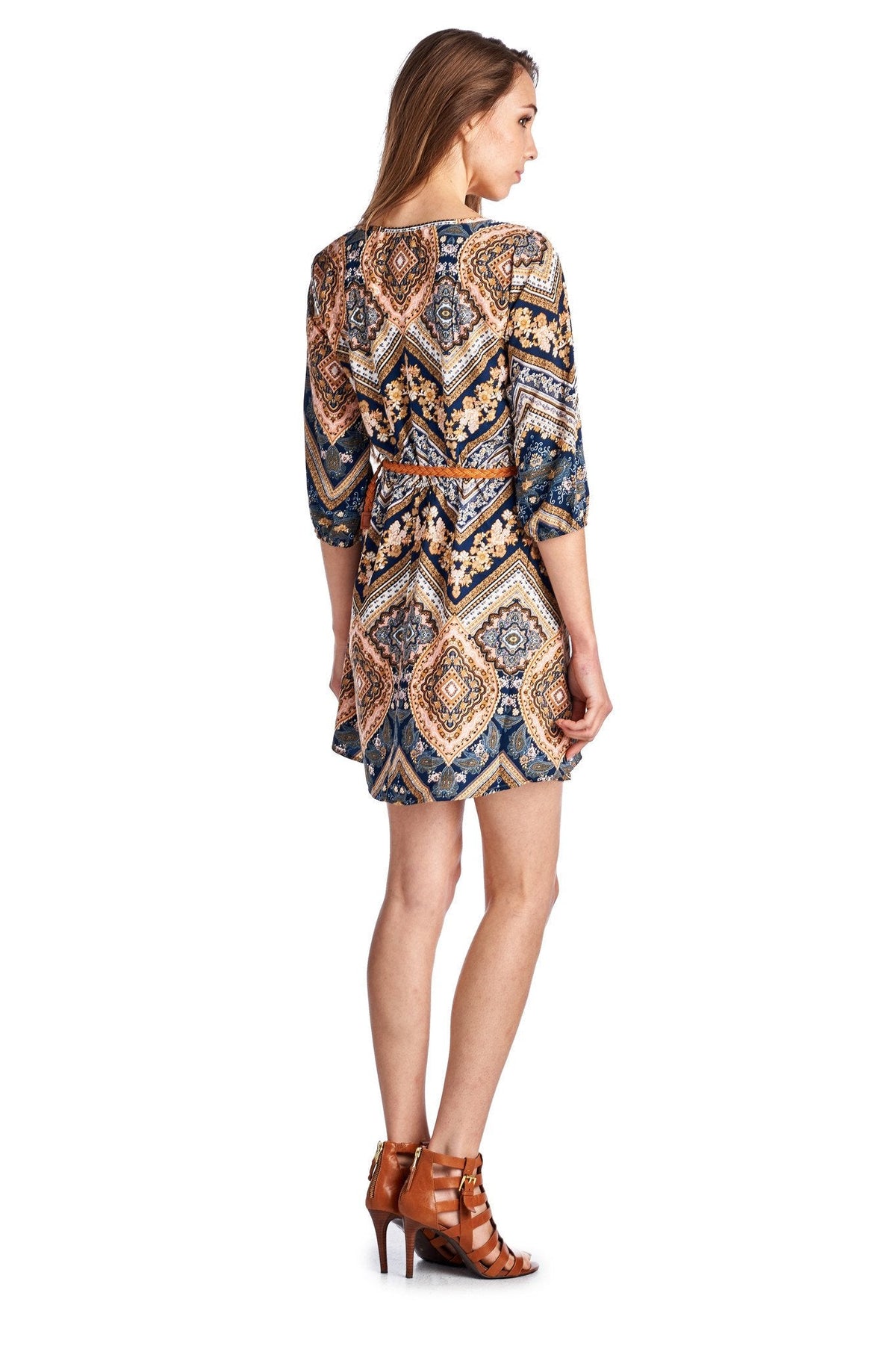 Women's Belted Tunic Dress Dresses / Mini - Tophatter Daily Deals