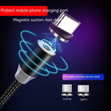 360-degree Blind Round Magnetic Data Cable 0 - Tophatter Daily Deals