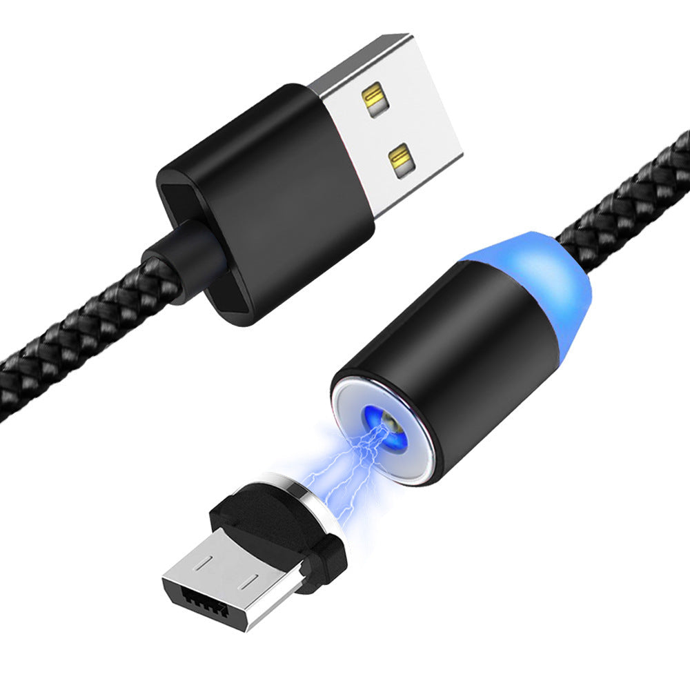 360-degree Blind Round Magnetic Data Cable 0 - Tophatter Daily Deals