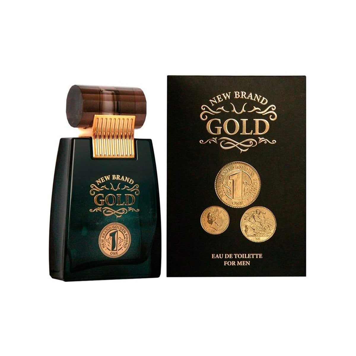 New Brand Perfumes Prestige Gold Eau De Toilette 100ml Spray - Tophatter Daily Deals