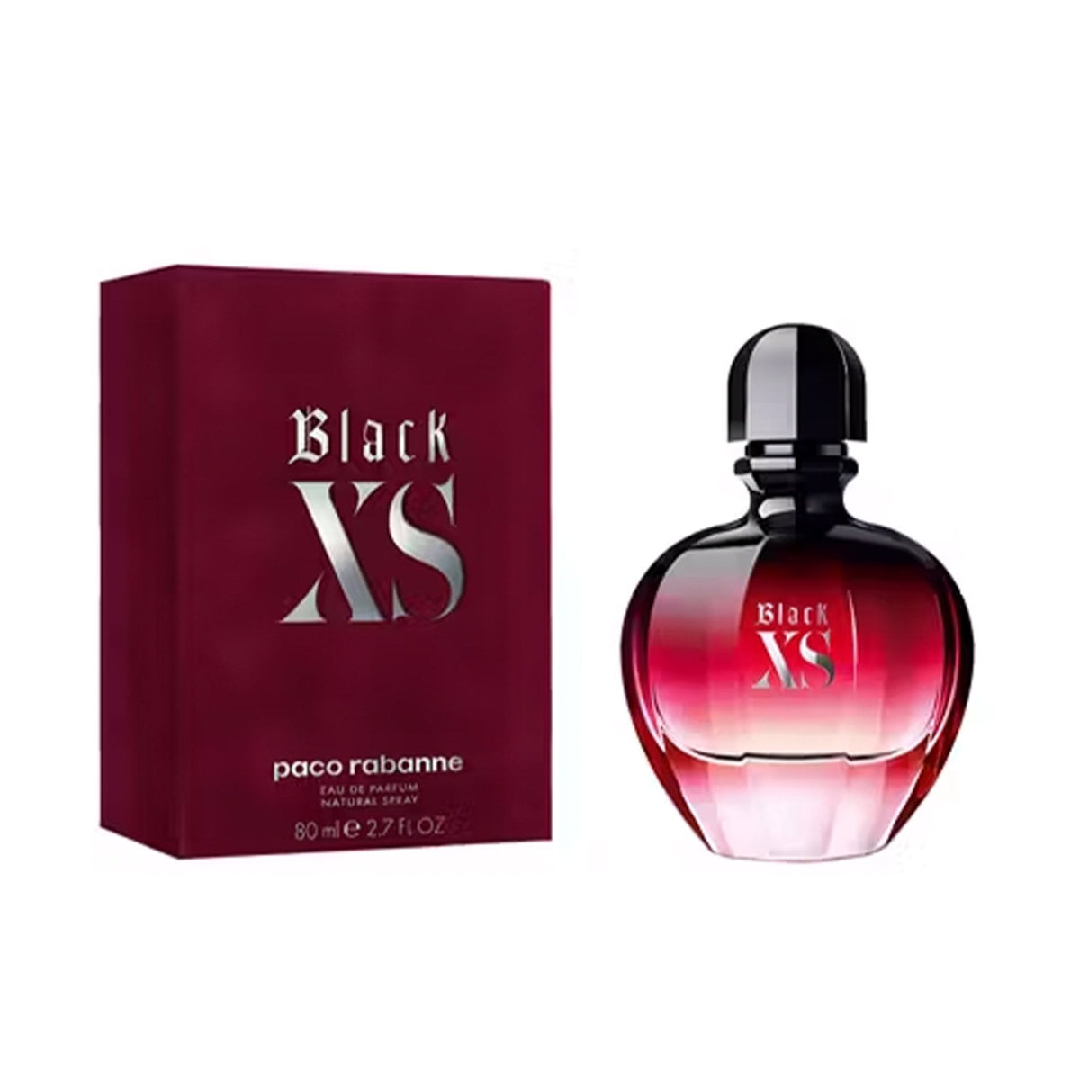 Rabanne Black XS For Her Eau De Parfum 80ml Spray - Tophatter Daily Deals