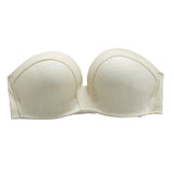 B363 strapless bra invisible underwear women gather slip non-slip miracle wedding dress relief tube top 0 - Tophatter Daily Deals