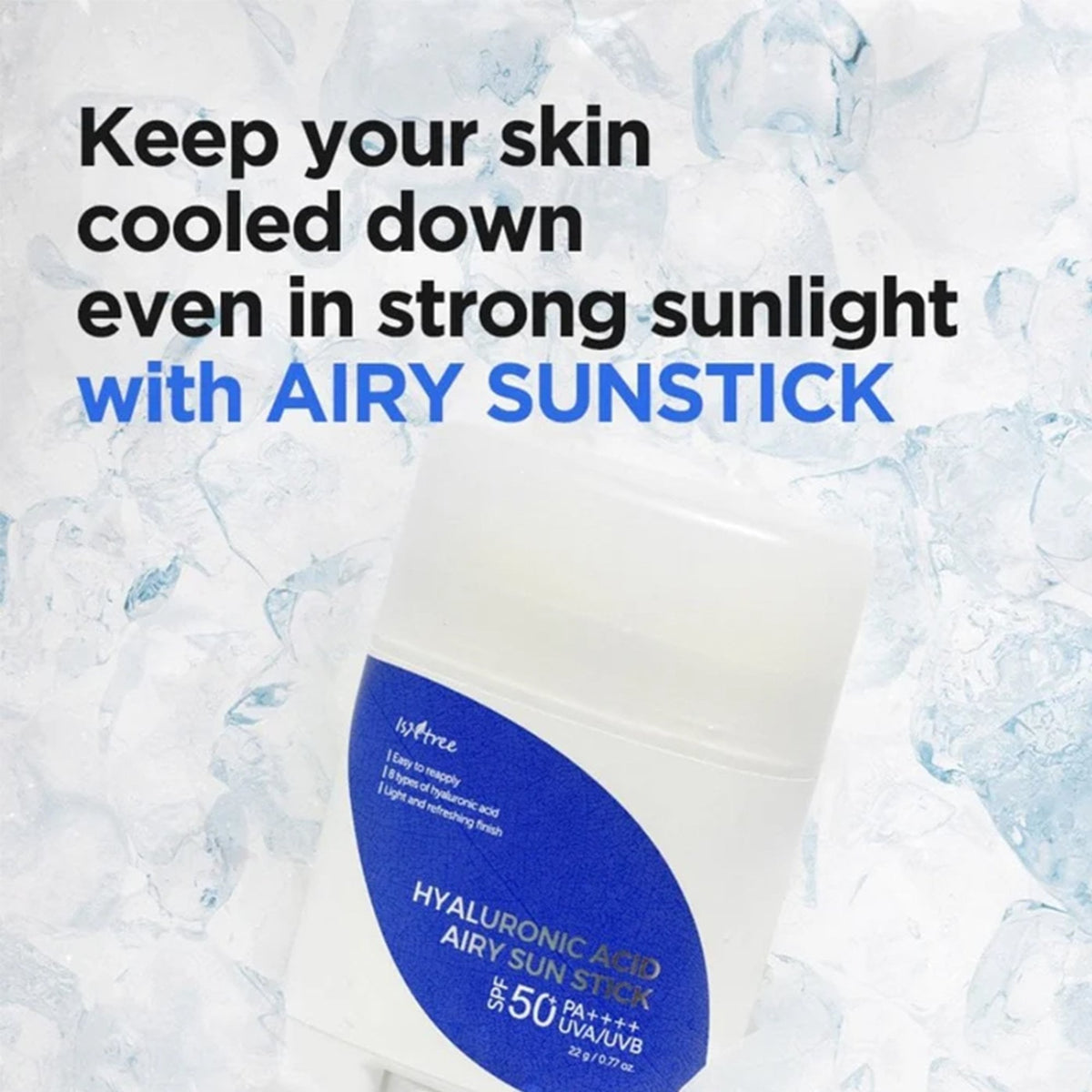 Isntree Hyaluronic Acid Sun Cream 50ml - SPF 50 UVA/UVB
