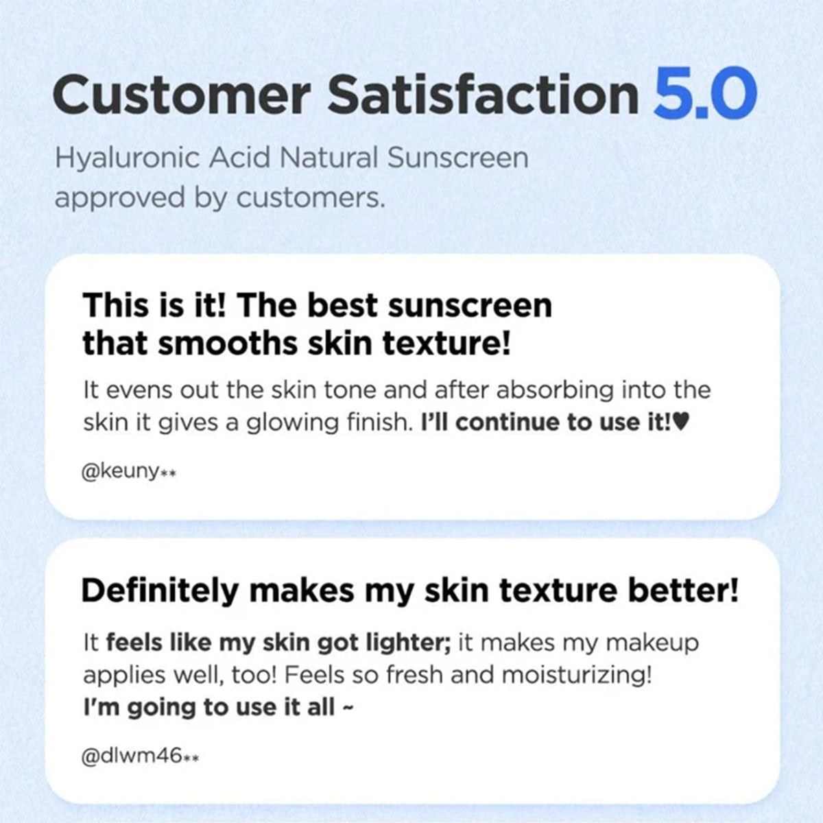 Isntree Hyaluronic Acid Sun Cream 50ml - SPF 50 UVA/UVB