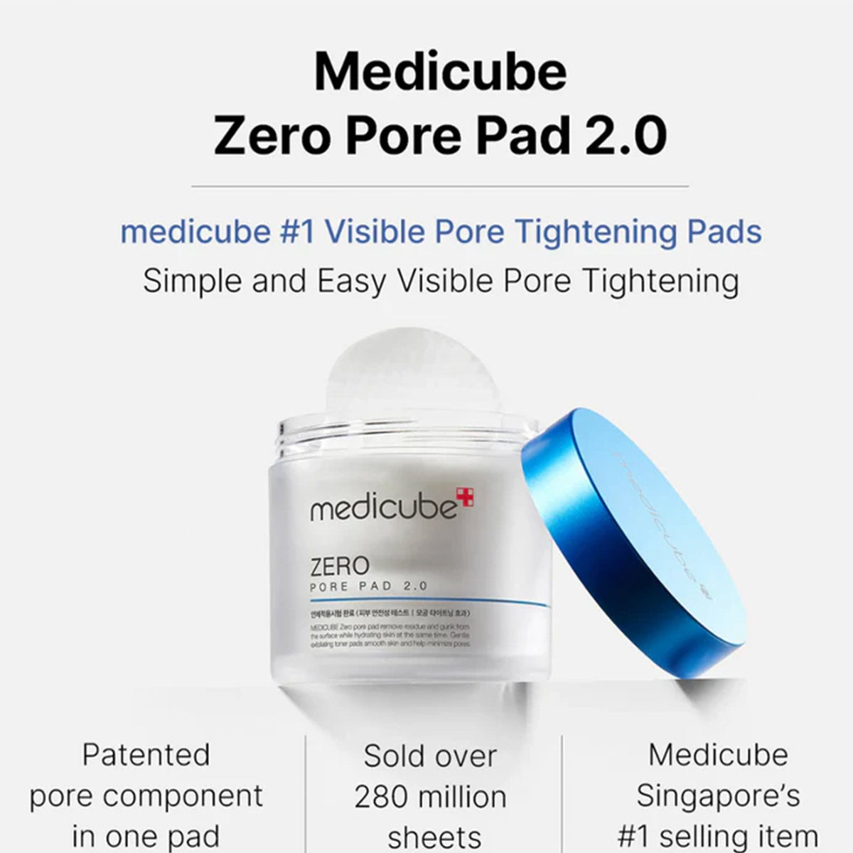 Medicube Zero Pore 2.0 Toner Pad 70pc Tub - Tophatter Daily Deals