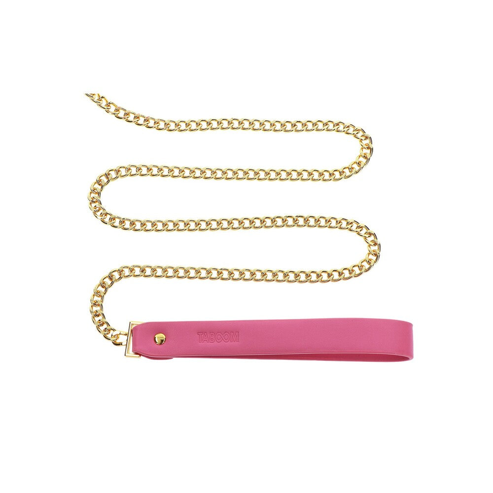 Taboom Malibu Bow Collar and Leash – Vegan Leather Bondage Accessory > Bondage Gear > Collars & Leashes - Tophatter Daily Deals