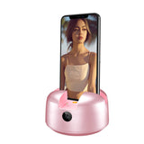 360-degree intelligent follow-up PTZ live stabilizer Pink USB 0 - Tophatter Daily Deals