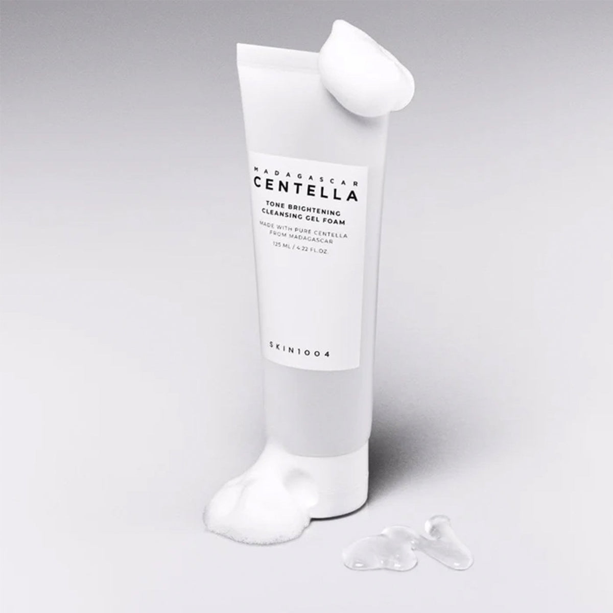 Skin1004 Madagascar Centella Tone Brightening Cleansing Gel Foam 125ml Tube - Tophatter Daily Deals