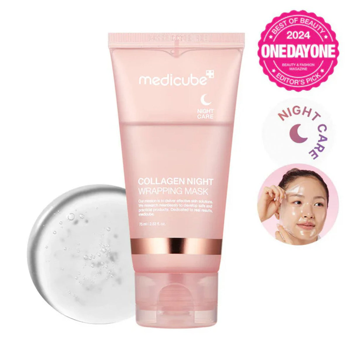 Medicube Collagen Night Wrapping Mask 75ml Tube - Tophatter Daily Deals