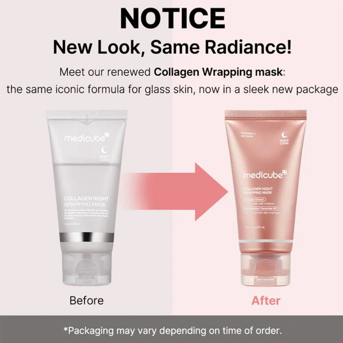 Medicube Collagen Night Wrapping Mask 75ml Tube - Tophatter Daily Deals