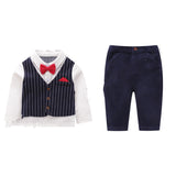 Autumn and winter boy gentleman suit 0 - Tophatter Daily Deals