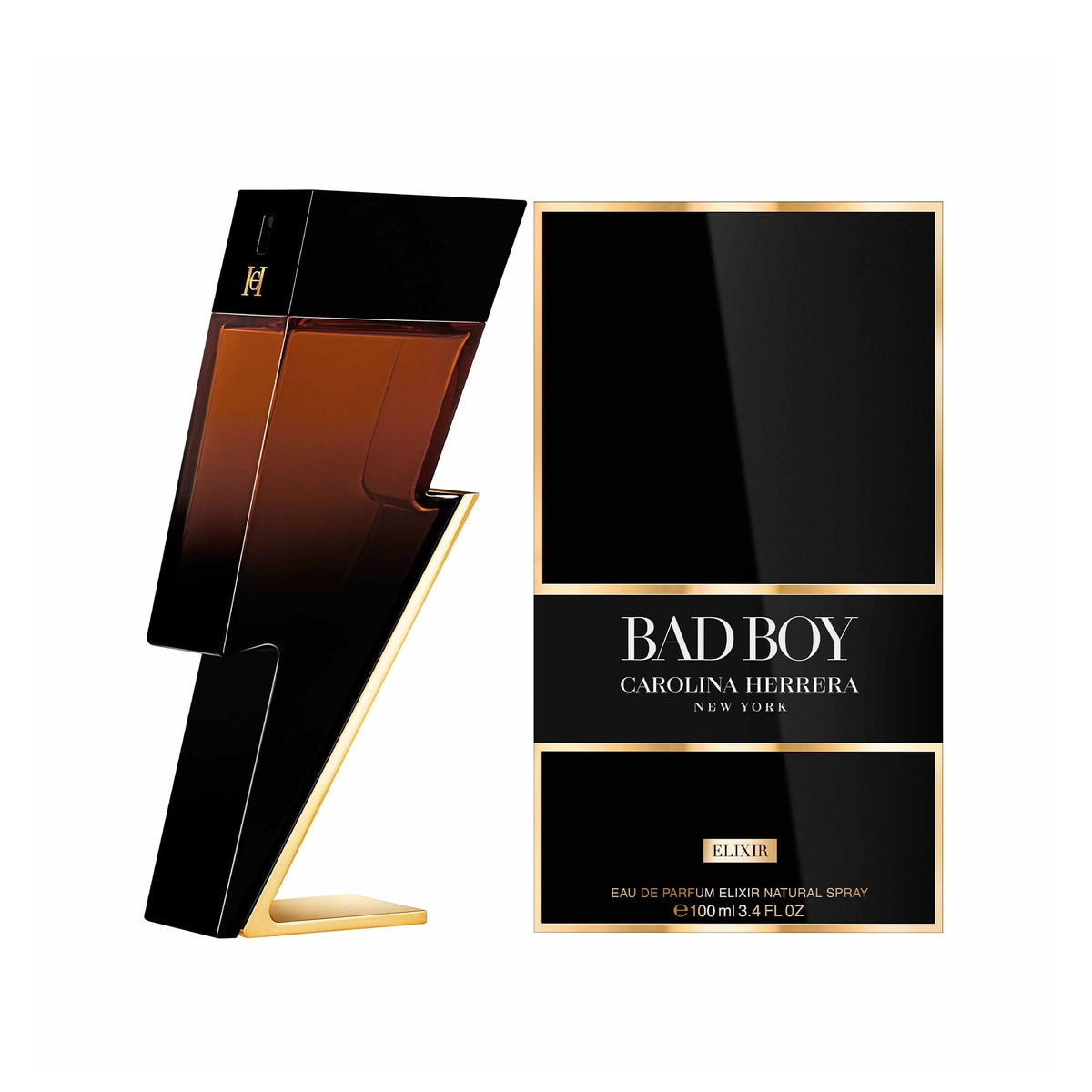Carolina Herrera Bad Boy Elixir Eau De Parfum Elixir 100ml Spray - Tophatter Daily Deals