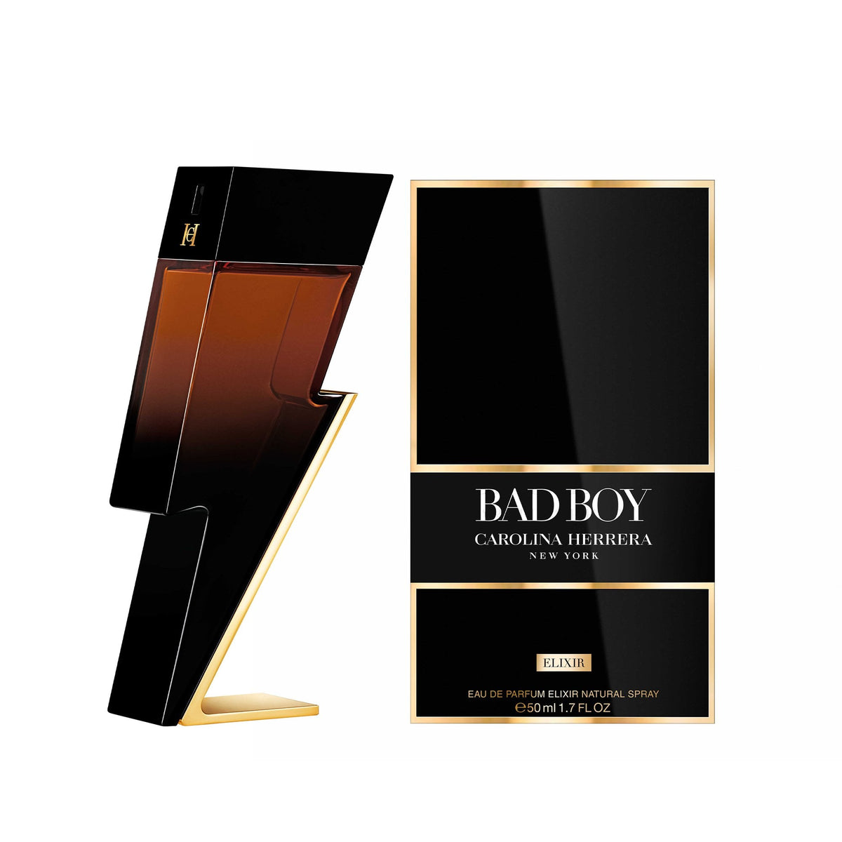 Carolina Herrera Bad Boy Elixir Eau De Parfum Elixir 50ml Pump - Tophatter Daily Deals