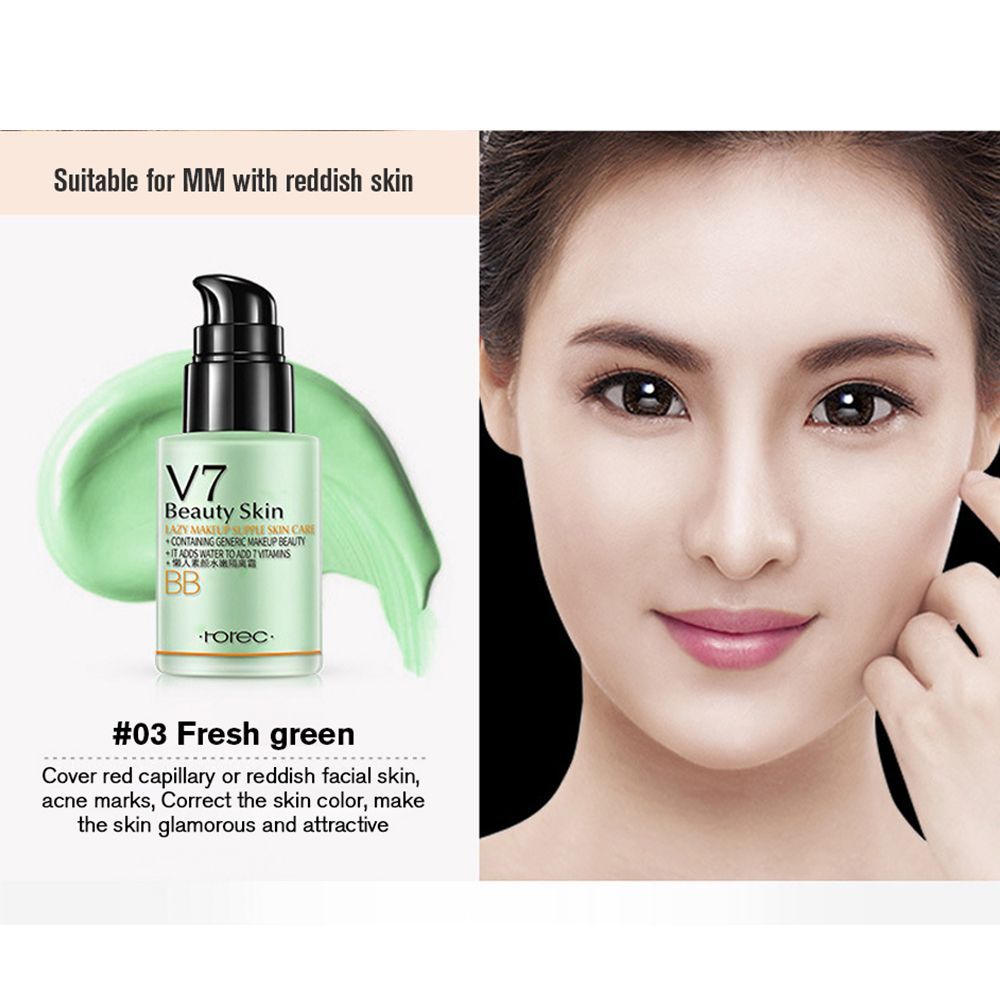 Base Cream Cushion Cream Concealer Foundation Fresh green 0 - Tophatter Daily Deals
