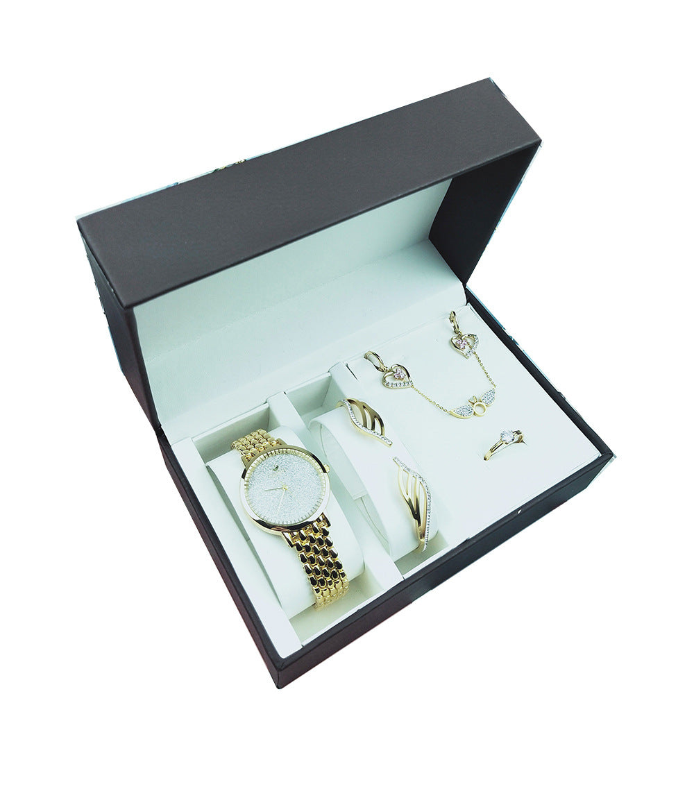 5-piece watch gift box set fashion decoration 0 - Tophatter Daily Deals